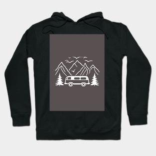 Camping Near The Mountains Hoodie